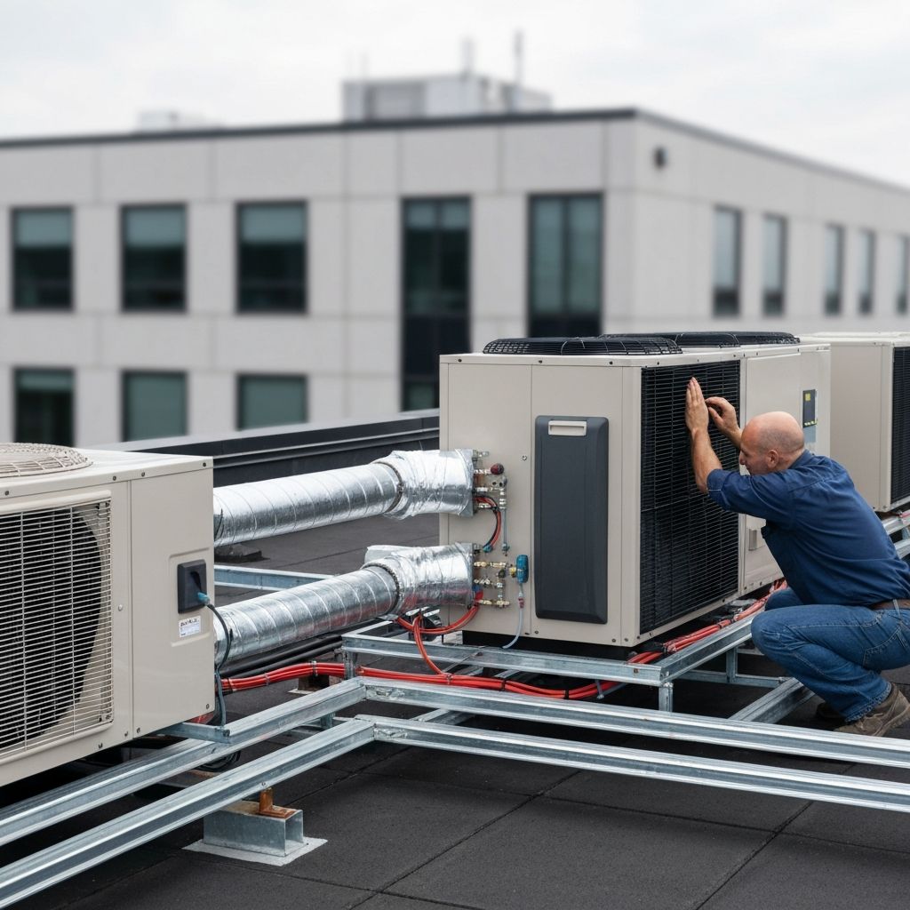Commercial Office Hvac Vrf System Installation