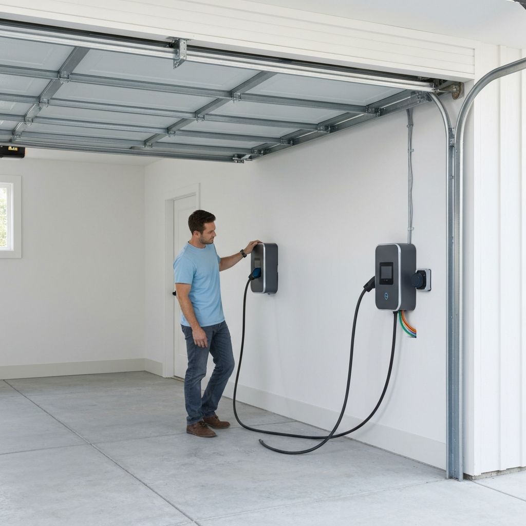 Electric Vehicle Charger Wallbox Home Installation
