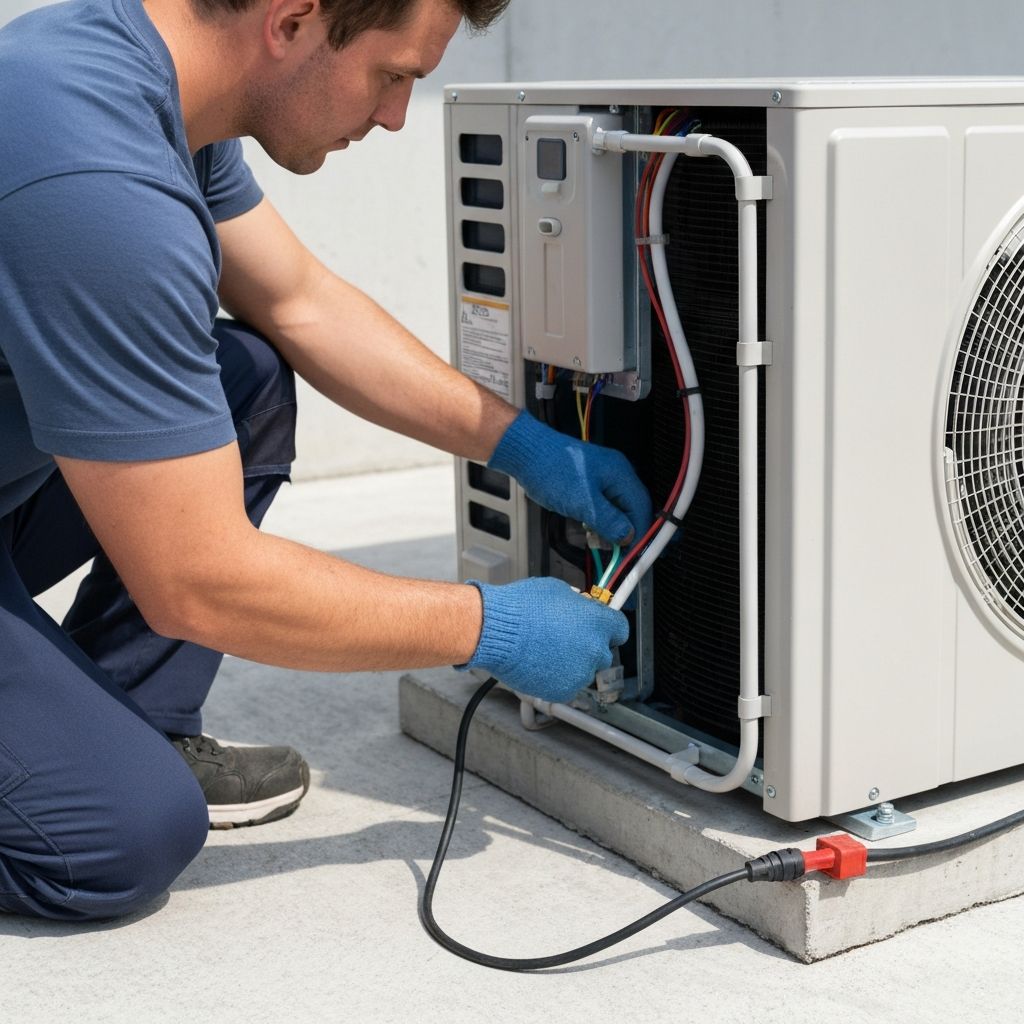 Heat Pump Outdoor Unit Professional Installation